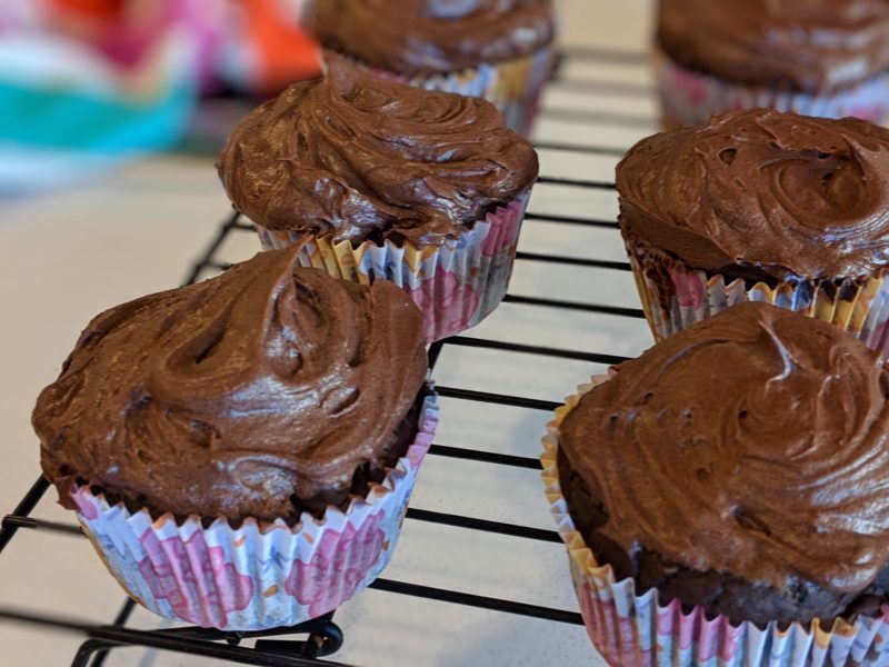choco bean vegan cupcakes