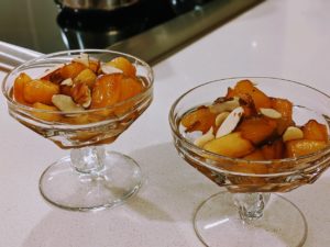 Honey-roasted apple recipe
