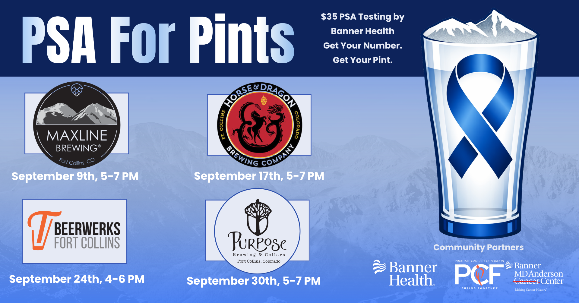 September is Prostate Cancer Awareness Month: PSA For Pints Community Initiative